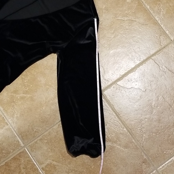 Zara black velvet wrap dress mini puff sleeve S - Picture 14 of 17